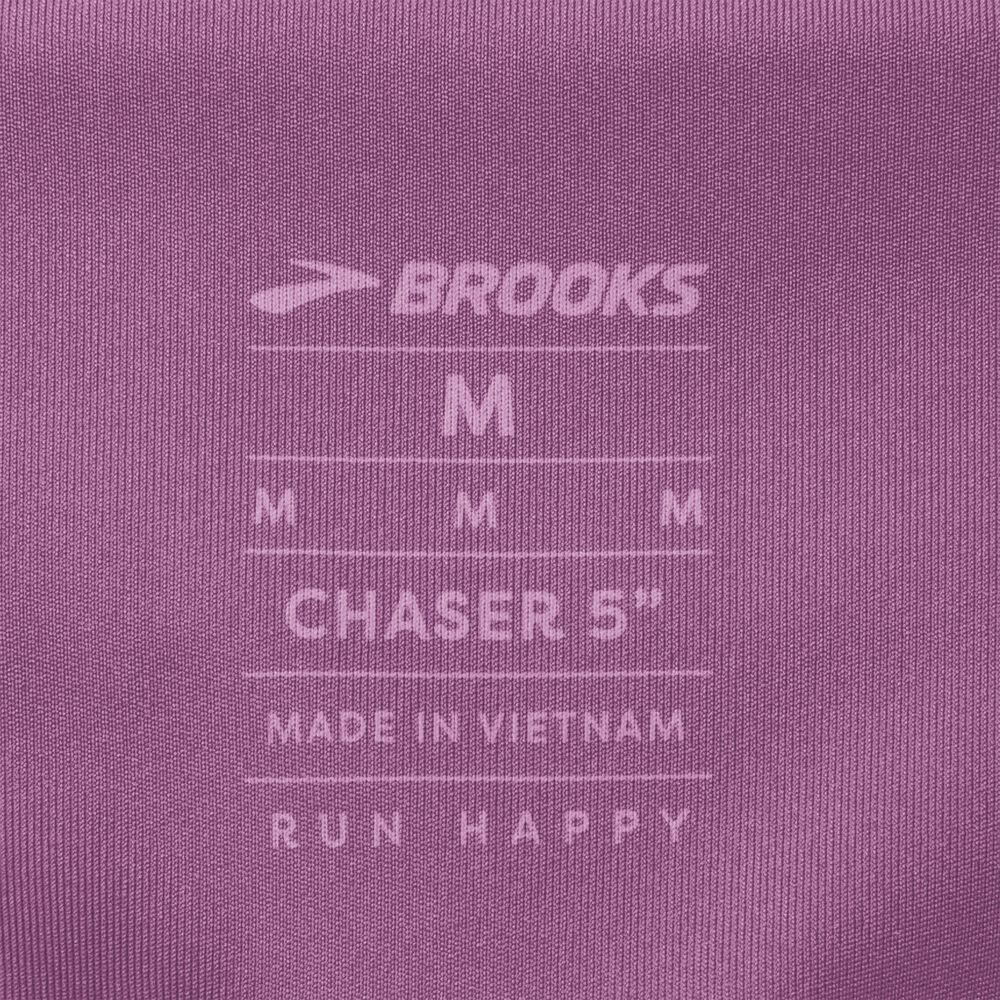 Brooks Chaser 5" Short - Gewaschene Pflaume