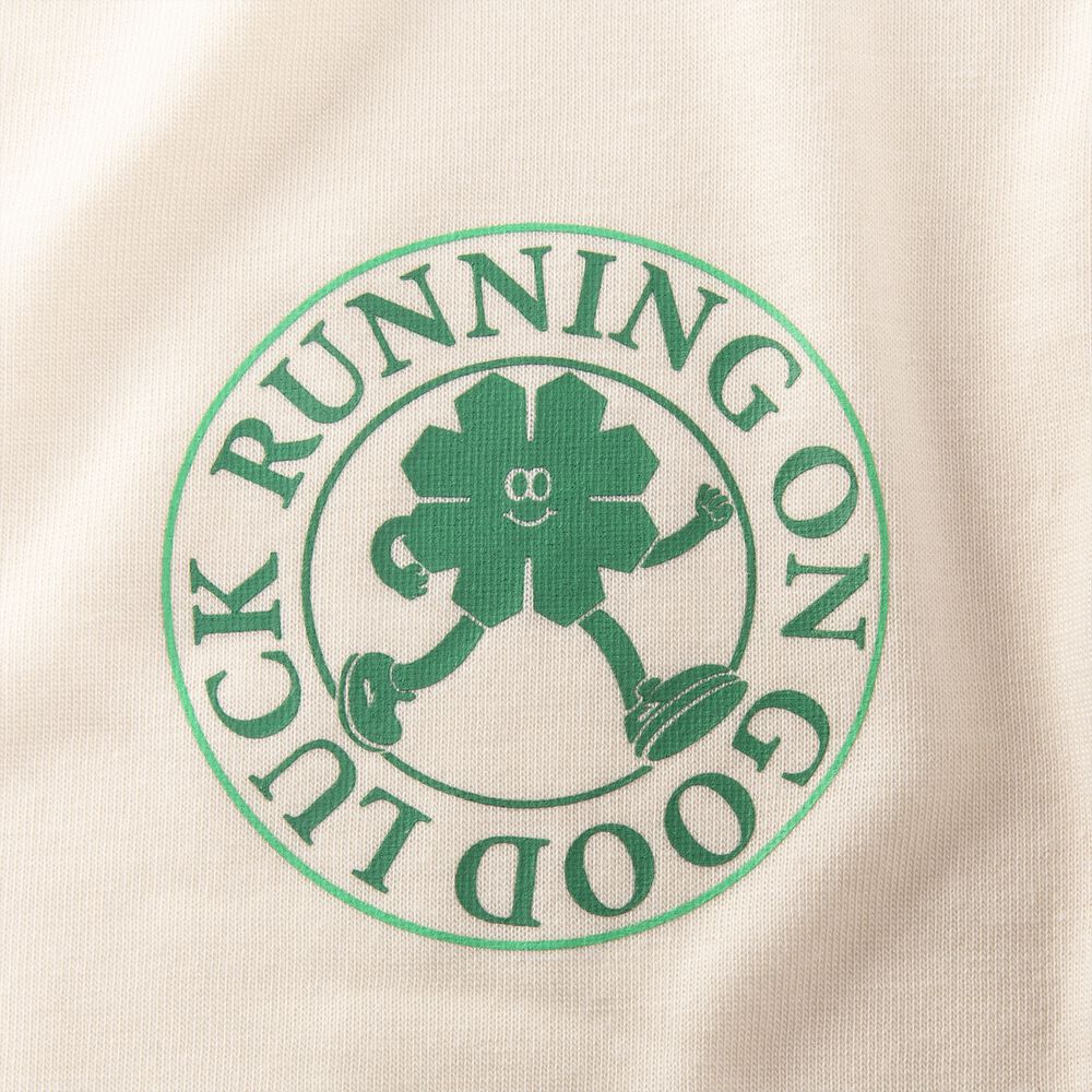 Brooks Distance Short Sleeve 3.0 - Gelbbraun/Run Lucky 24