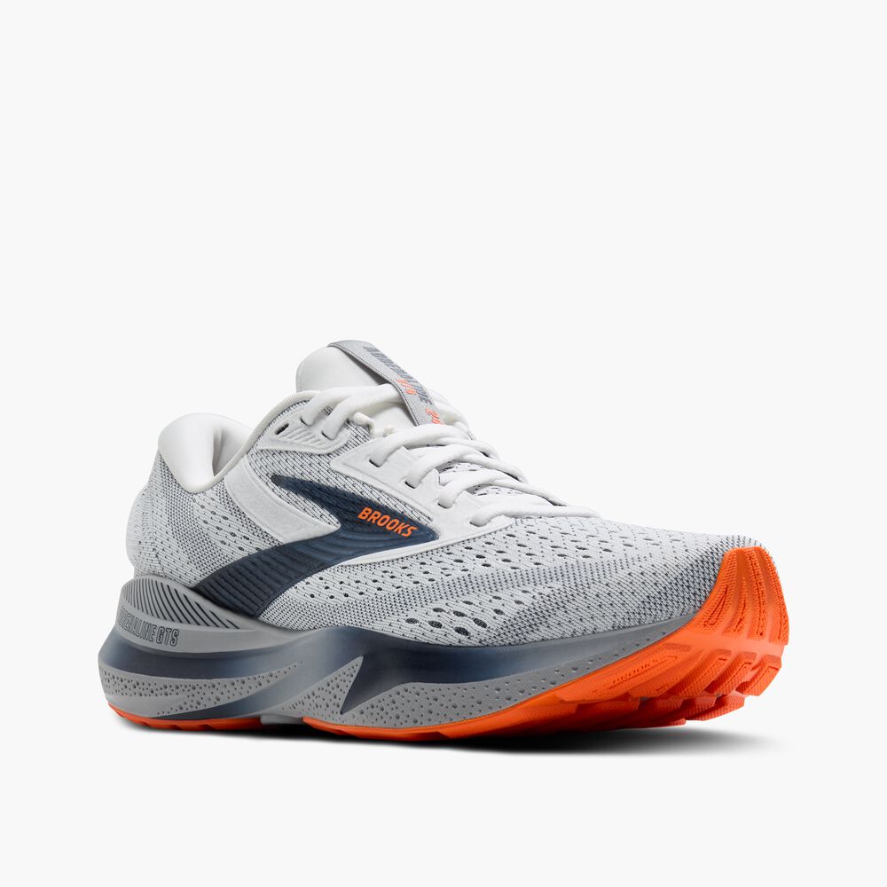 Brooks Adrenaline GTS 24 - Weiß/Peacoat/Legierung