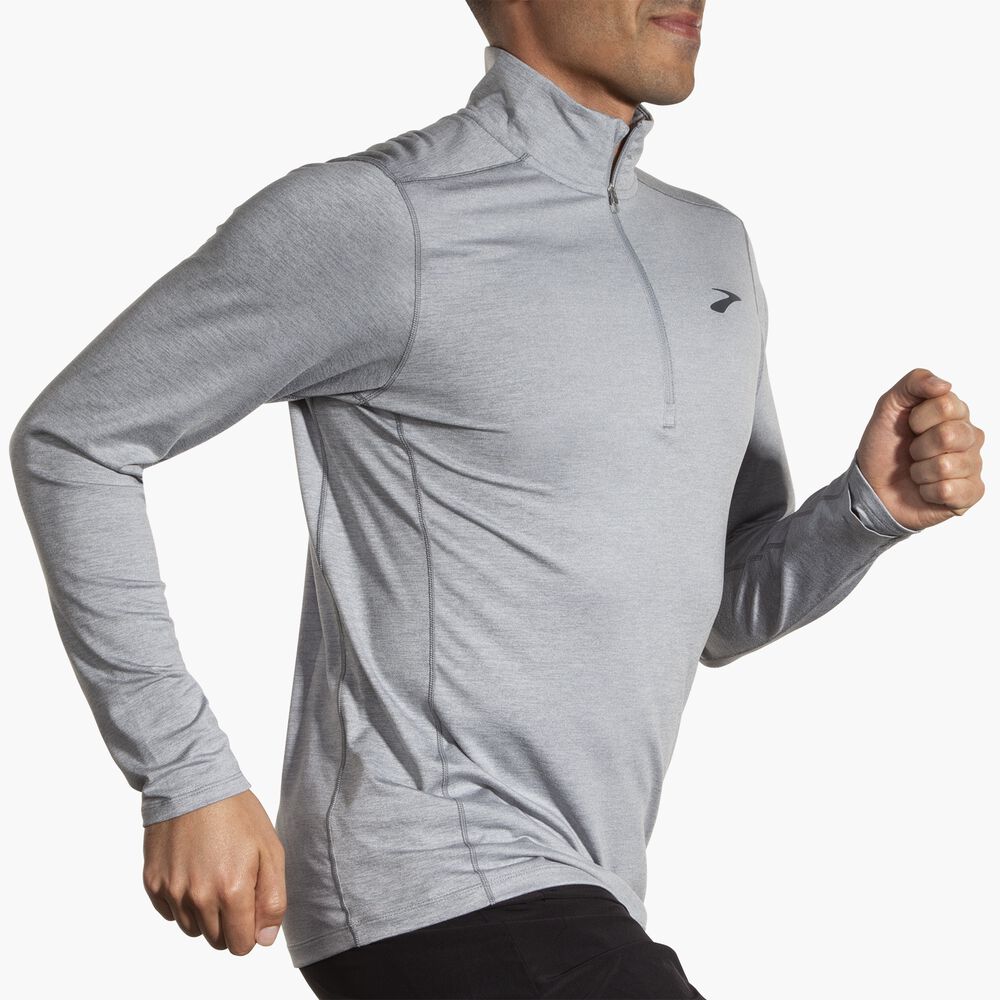 Brooks Dash 1/2 Zip 2.0 - Hochglanzstein