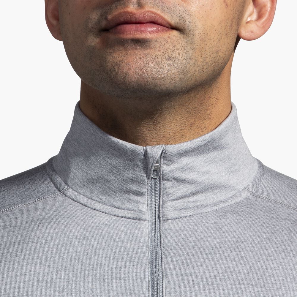 Brooks Dash 1/2 Zip 2.0 - Hochglanzstein