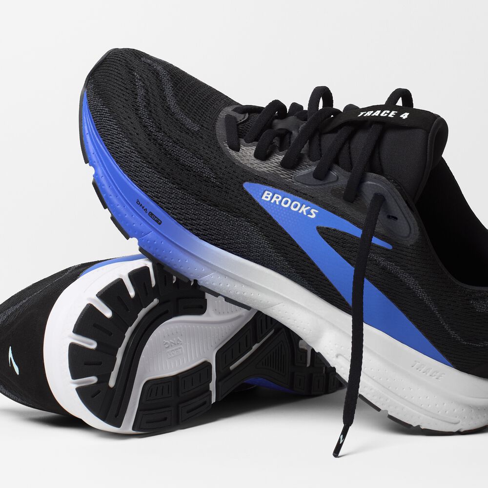 Brooks Trace 4 - Schwarz/Kobalt/Weiß