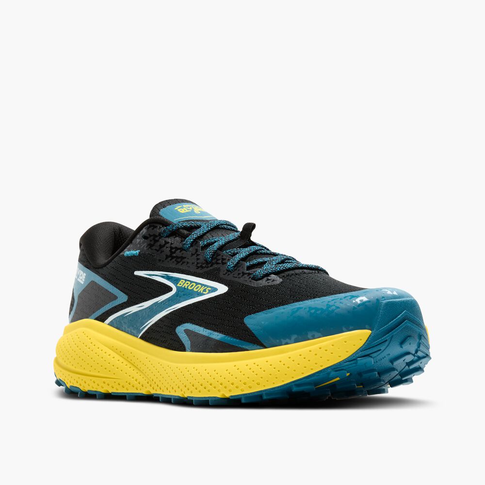 Brooks Divide 5 - Schwarz/Himmelblau/Quitte
