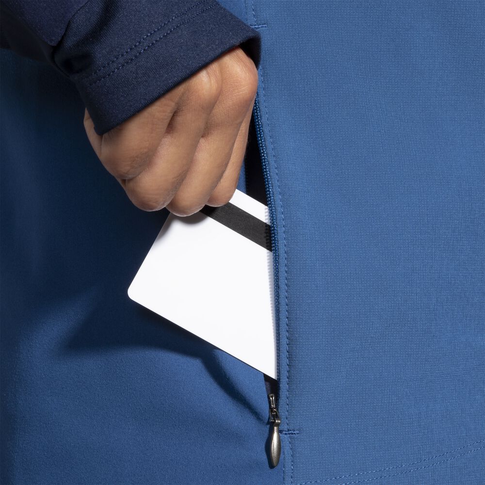 Brooks Fusion Hybrid Jacket - Marineblau/Ascheblau/Eisblau