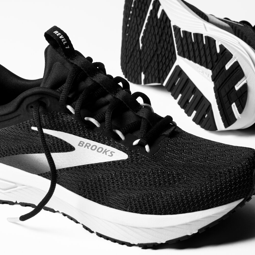 Brooks Revel 7 - Schwarz/Weiß