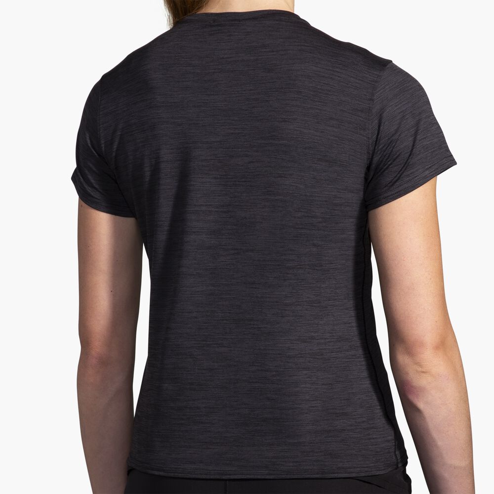 Brooks Luxe Short Sleeve - Hochschwarz