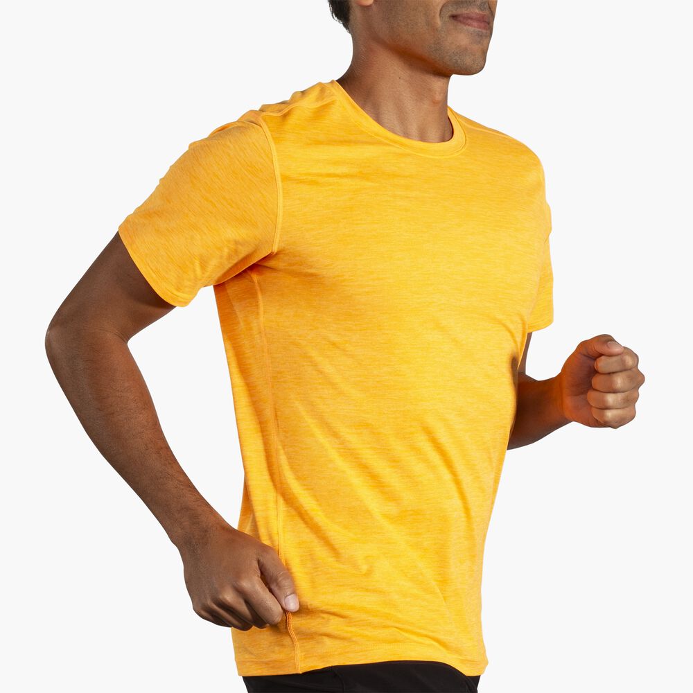 Brooks Luxe Short Sleeve - Hochorange Pop