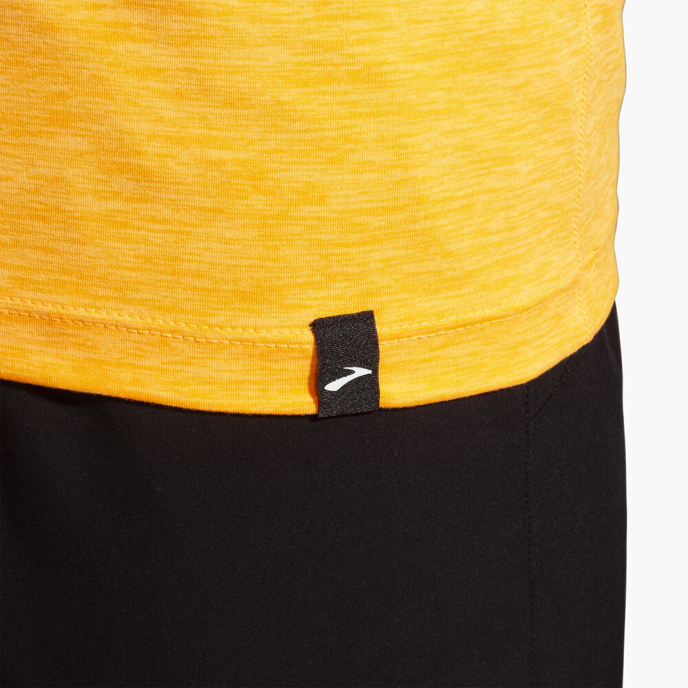 Brooks Luxe Short Sleeve - Hochorange Pop