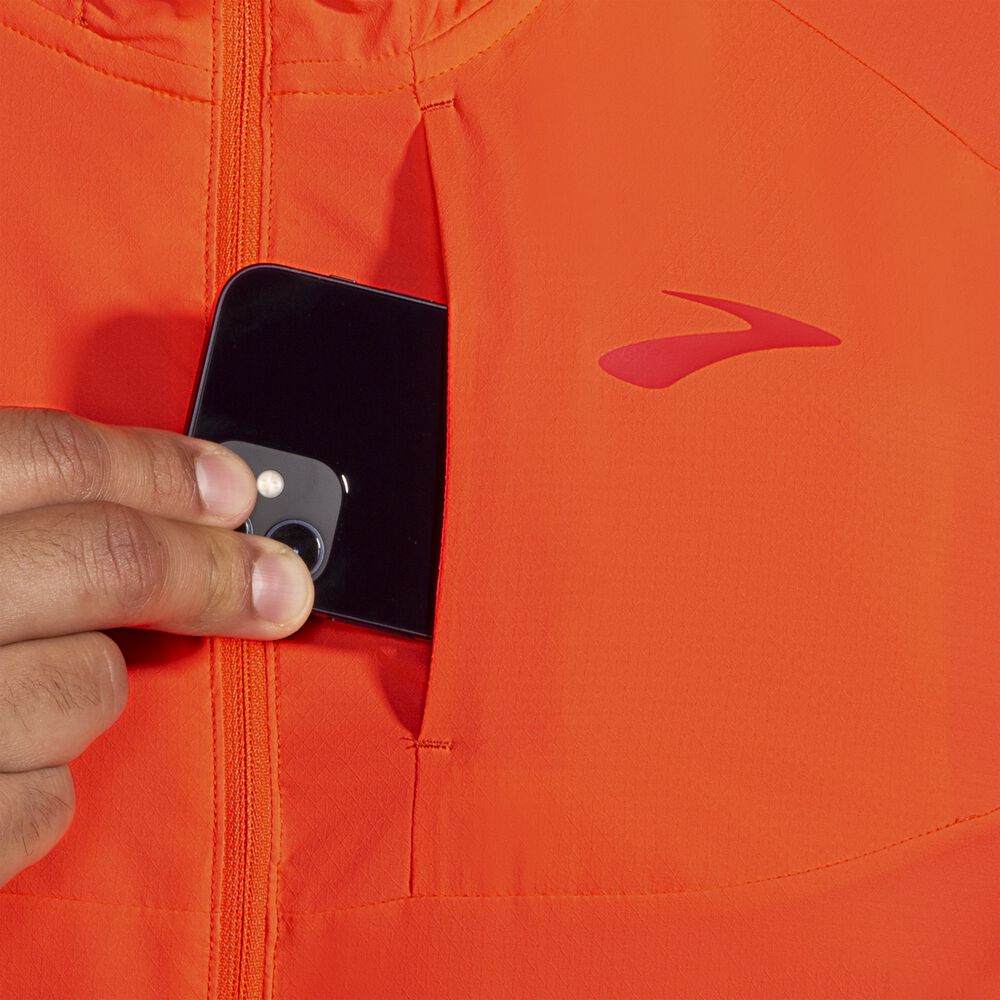 Brooks Canopy Jacket - Vivid Flame