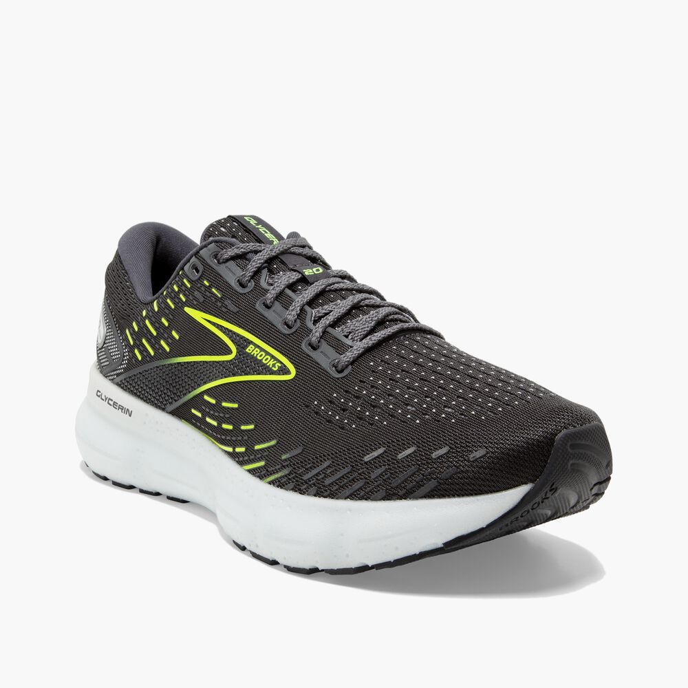 Brooks Glycerin 20 - Ebenholz/Weiß/Nightlife