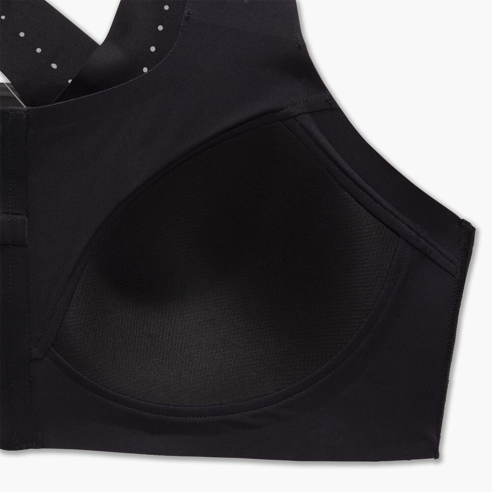 Brooks Zip 2.0 Sports Bra - Schwarz