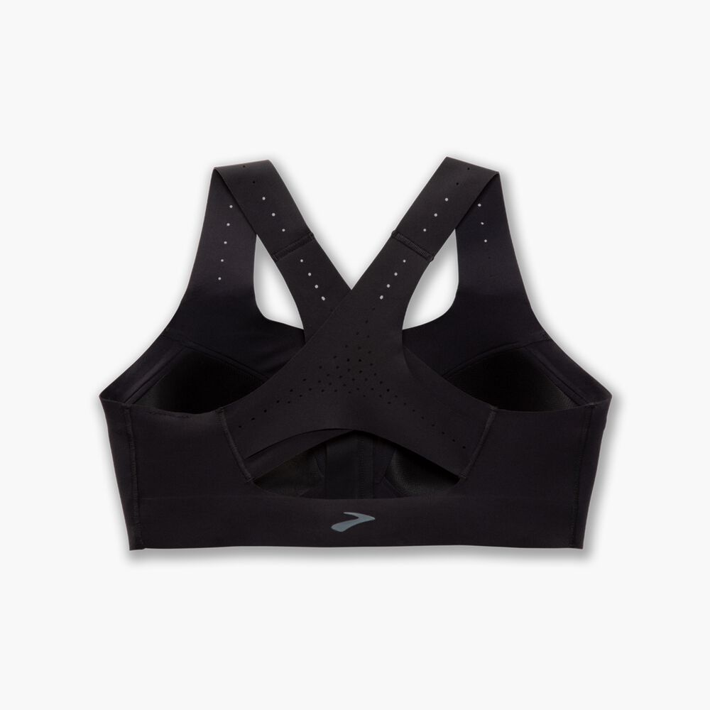 Brooks Zip 2.0 Sports Bra - Schwarz