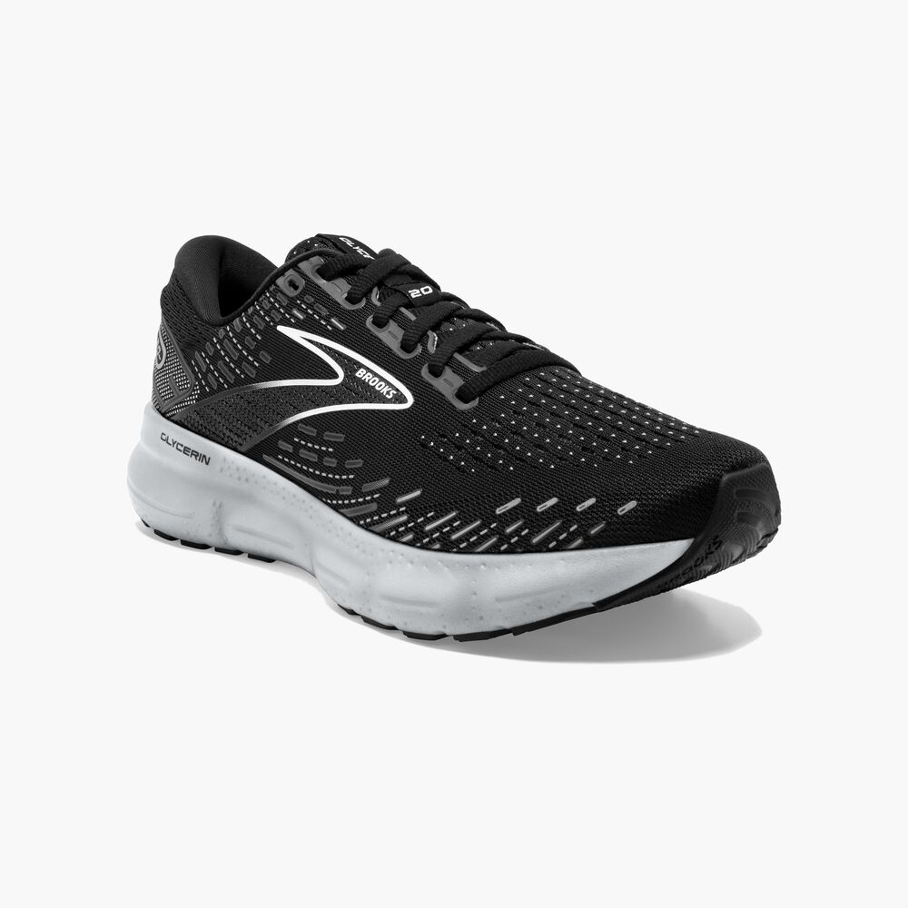 Brooks Glycerin 20 - Schwarz/Weiß/Alloy