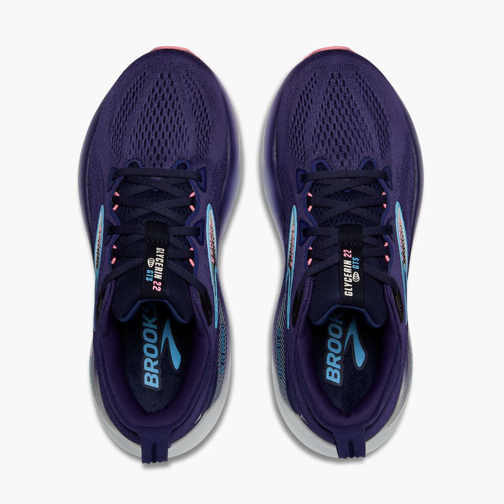 Brooks Glycerin GTS 22 - Blue Ribbon/Peacoat/Dianthus