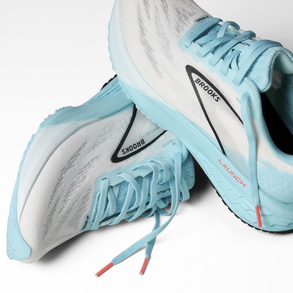 Brooks Launch 11 - Weiß/Atomizer/Pink Clay
