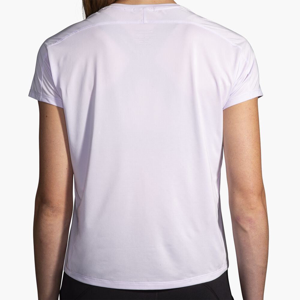 Brooks Sprint Free Short Sleeve 2.0 - Hellviolett/Recharge