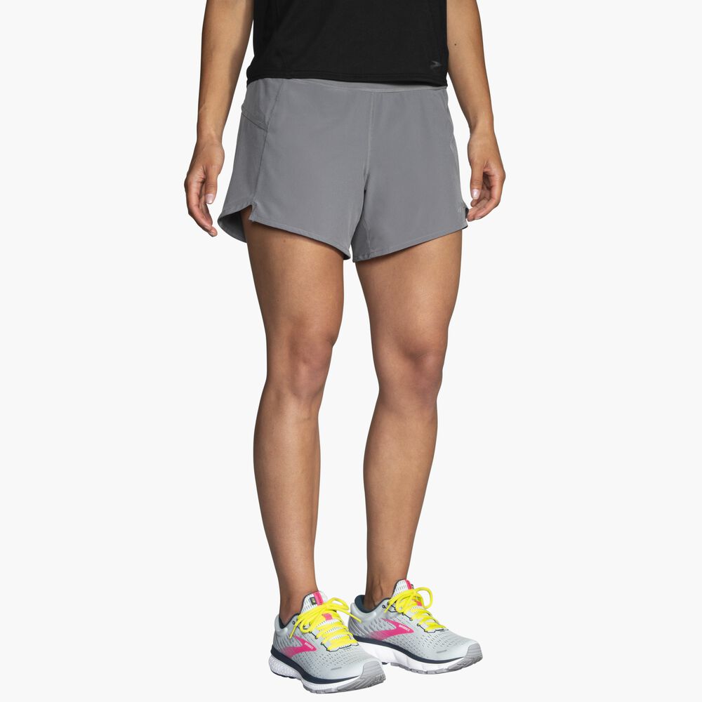 Brooks Chaser 5" Short - Stahl