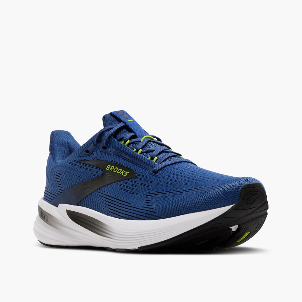 Brooks Revel 8 - Marine Pfingstrose/Schwarz/Acid Lime
