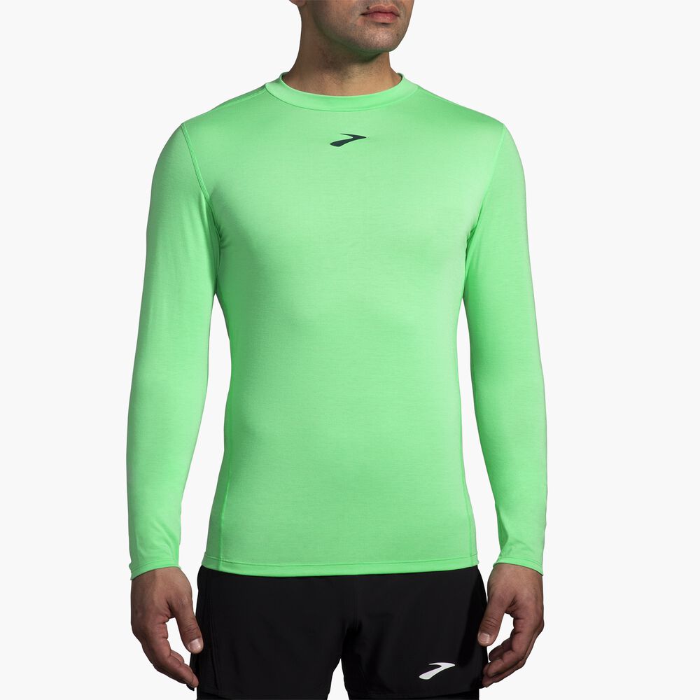 Brooks High Point Long Sleeve - Hypergrün