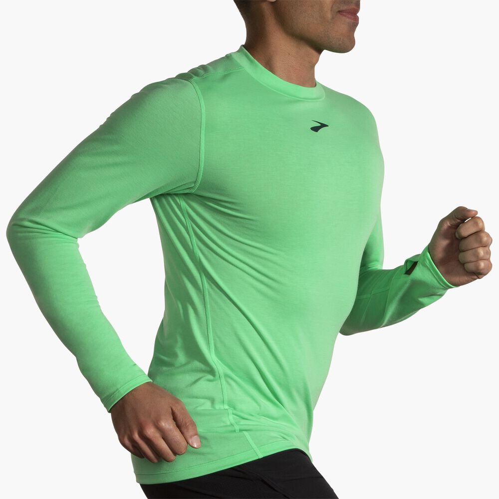 Brooks High Point Long Sleeve - Hypergrün