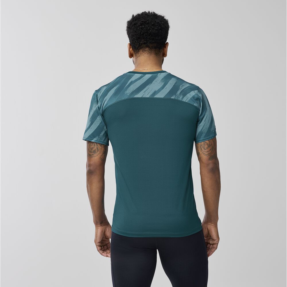 Brooks Atmosphere Short Sleeve 3.0 - Ultra Print/Deep Sea