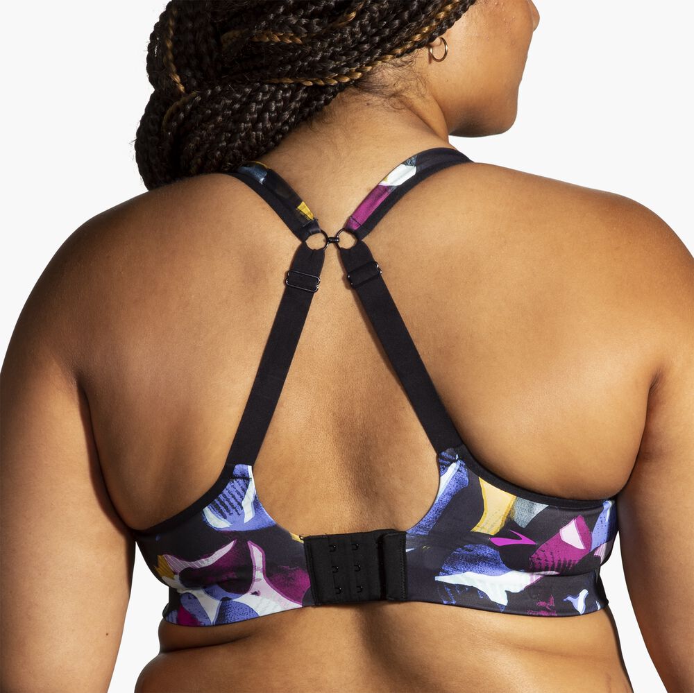 Brooks Convertible Sports Bra - Fast Floral Print