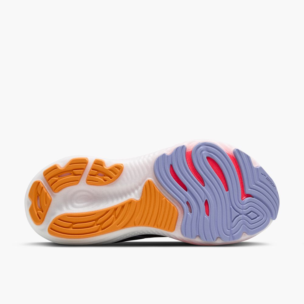 Brooks Glycerin GTS 22 - Schwarz/Blaureiher/Orange