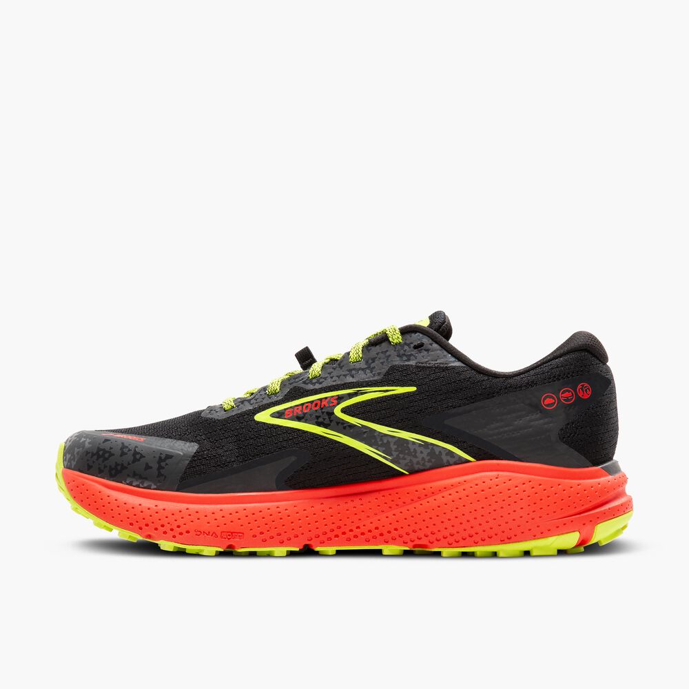 Brooks Divide 5 - Schwarz/Kirsche/Limette