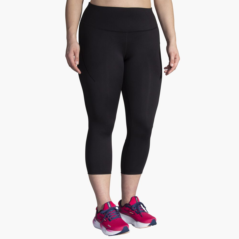 Brooks Spark Capri - Schwarz