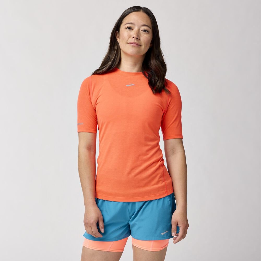 Brooks High Point Short Sleeve - Flamme