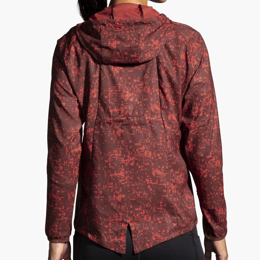 Brooks Canopy Jacket - Run Raisin Glitch Print