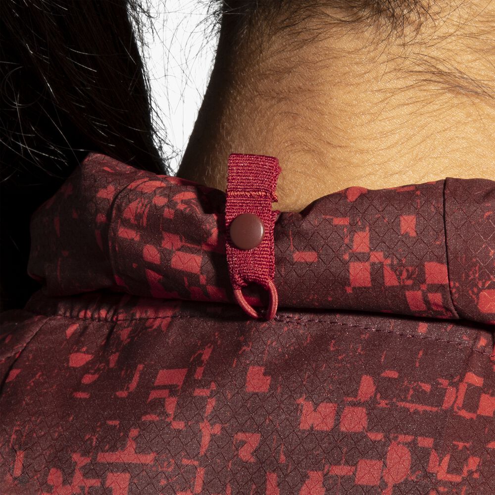 Brooks Canopy Jacket - Run Raisin Glitch Print