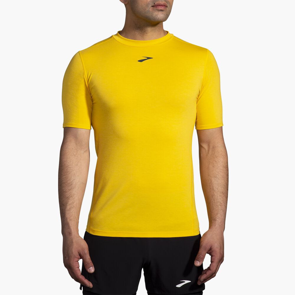Brooks High Point Short Sleeve - Zitronenchrom