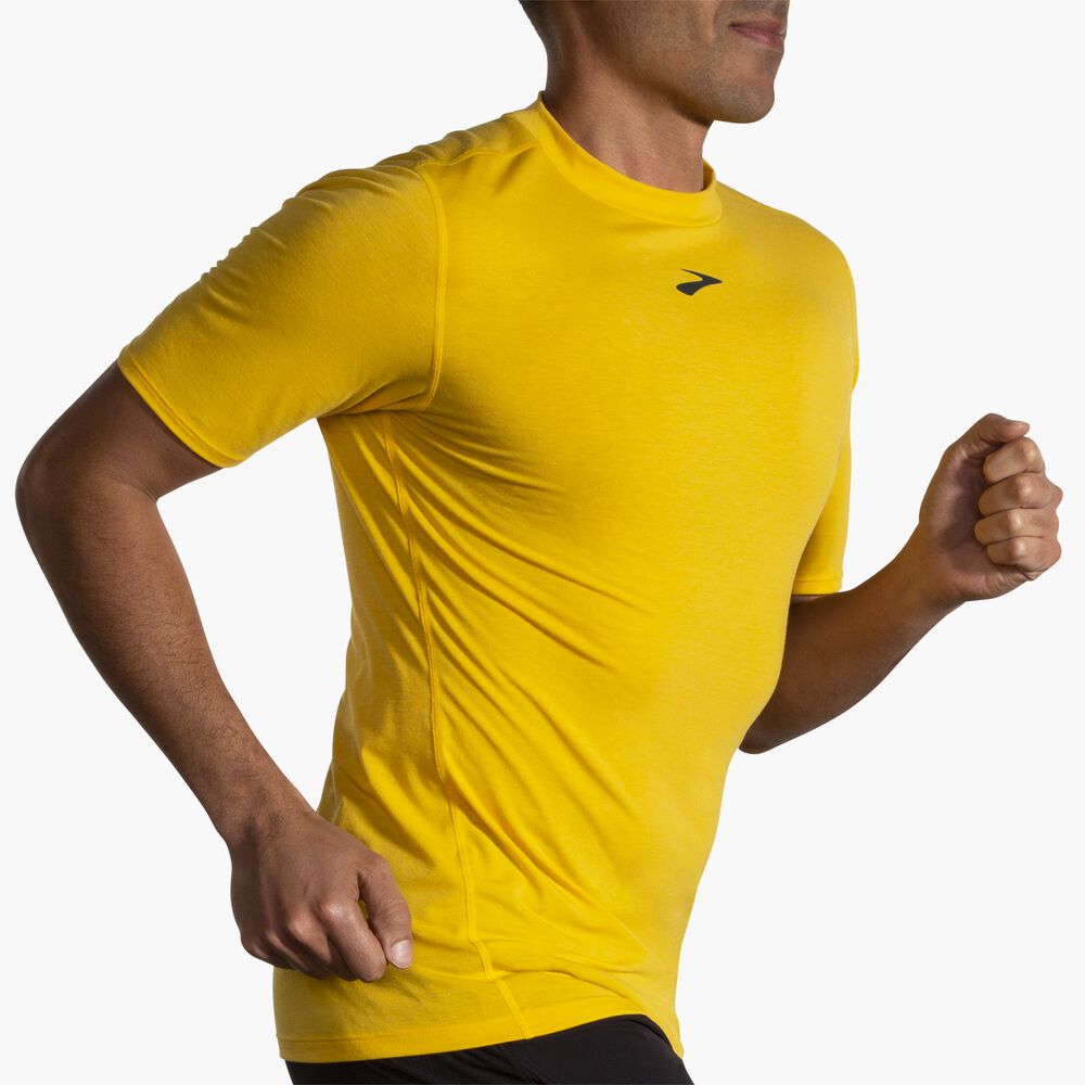 Brooks High Point Short Sleeve - Zitronenchrom
