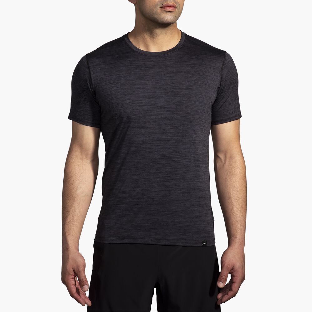 Brooks Luxe Short Sleeve - Hochschwarz
