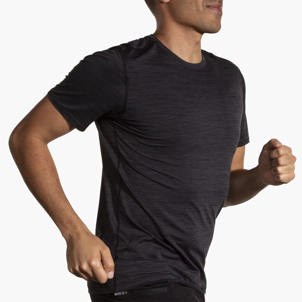 Brooks Luxe Short Sleeve - Hochschwarz