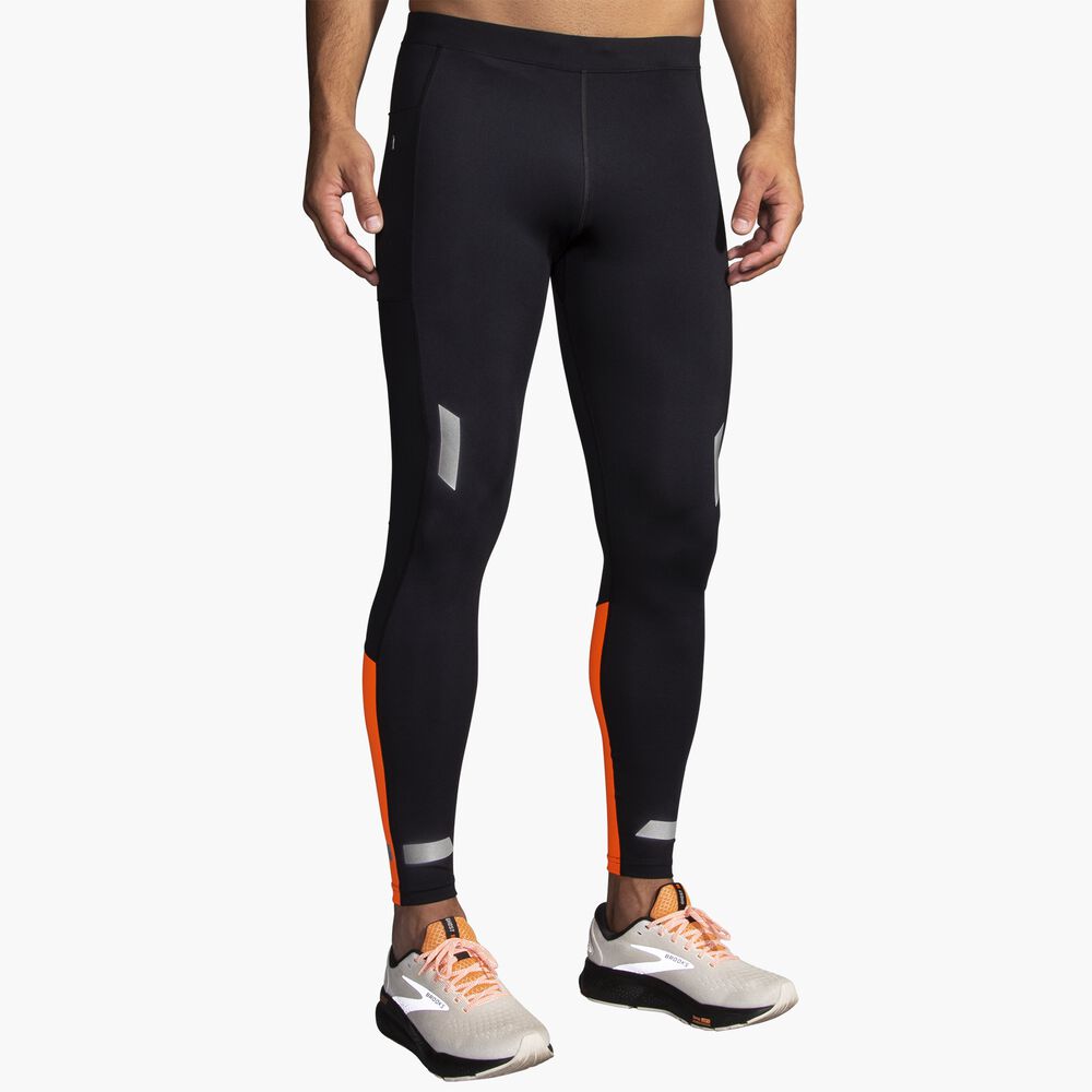Brooks Run Visible Tight 2.0 - Schwarz/Fluoro Flash