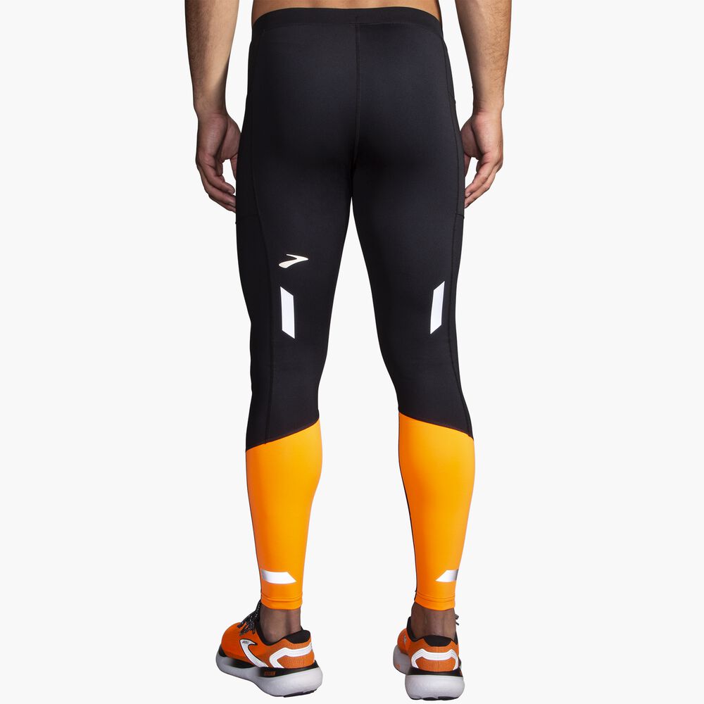 Brooks Run Visible Tight 2.0 - Schwarz/Fluoro Flash