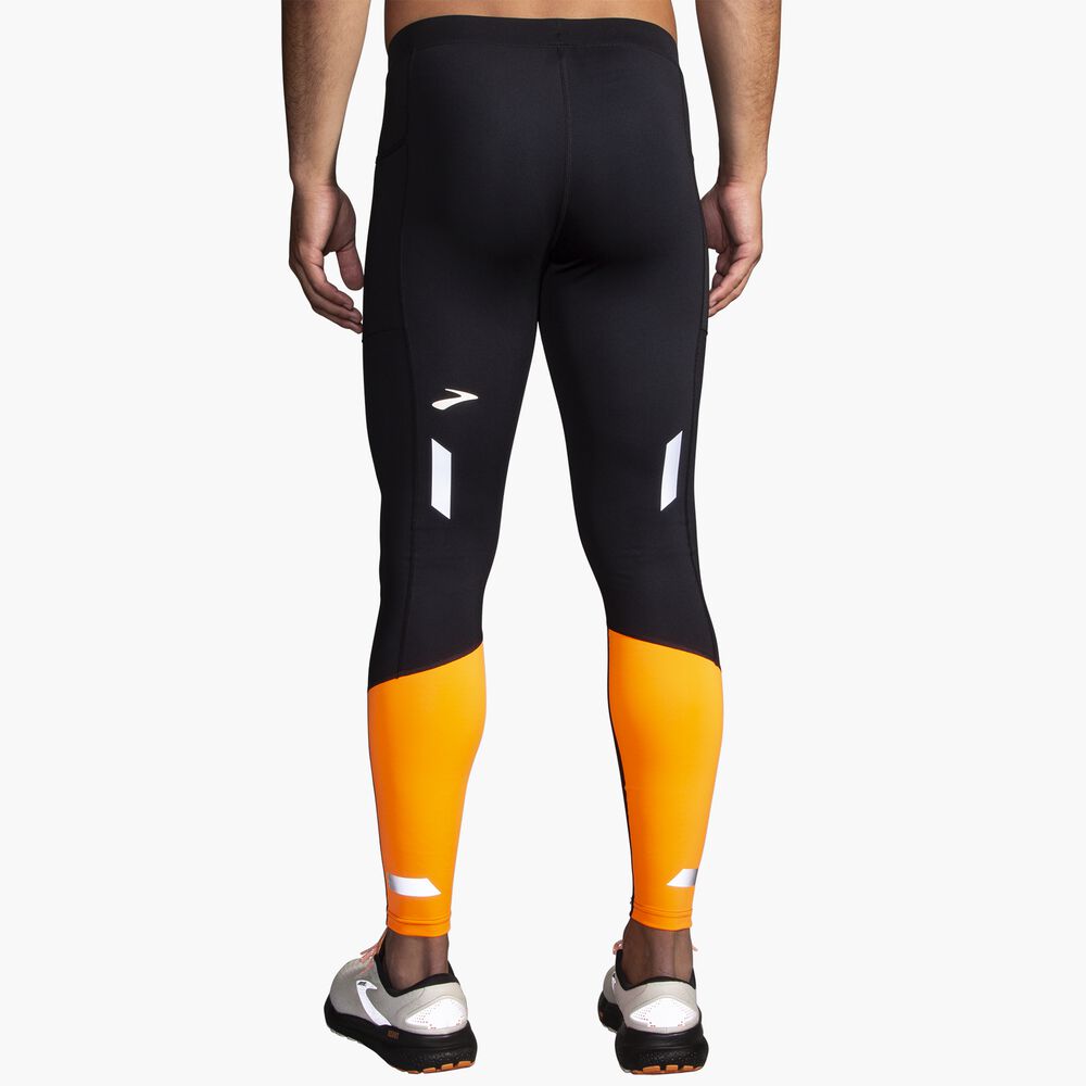 Brooks Run Visible Tight 2.0 - Schwarz/Fluoro Flash