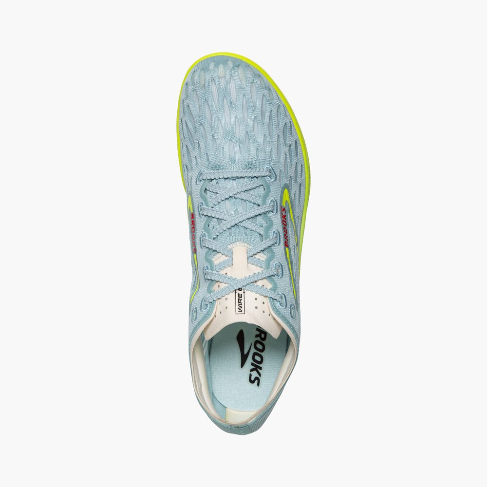 Brooks Wire 8 - Blue Glow/Nightlife/Rot