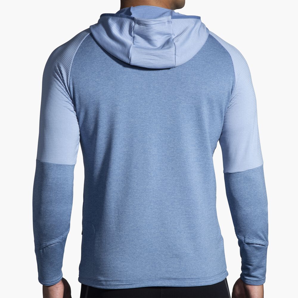 Brooks Notch Thermal Hoodie 2.0 - Heather Dusk/Dawn