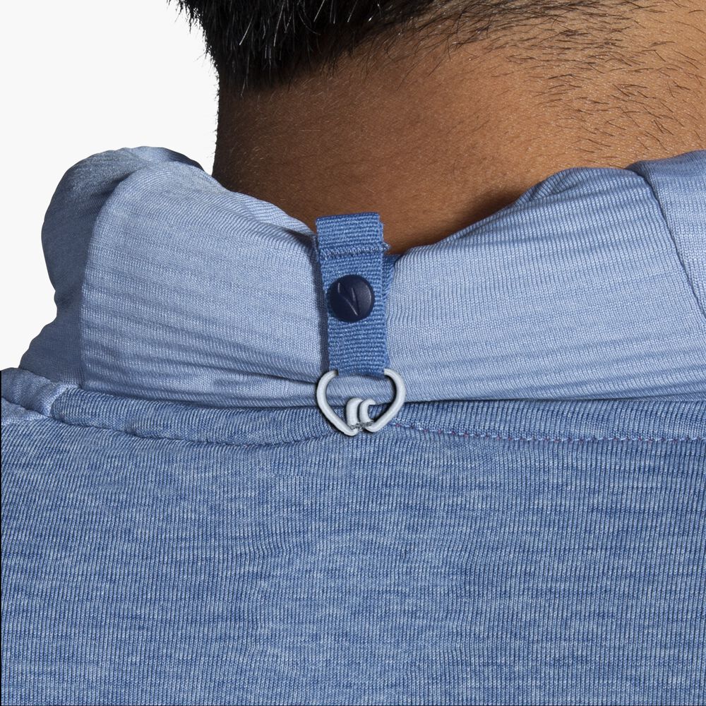 Brooks Notch Thermal Hoodie 2.0 - Heather Dusk/Dawn