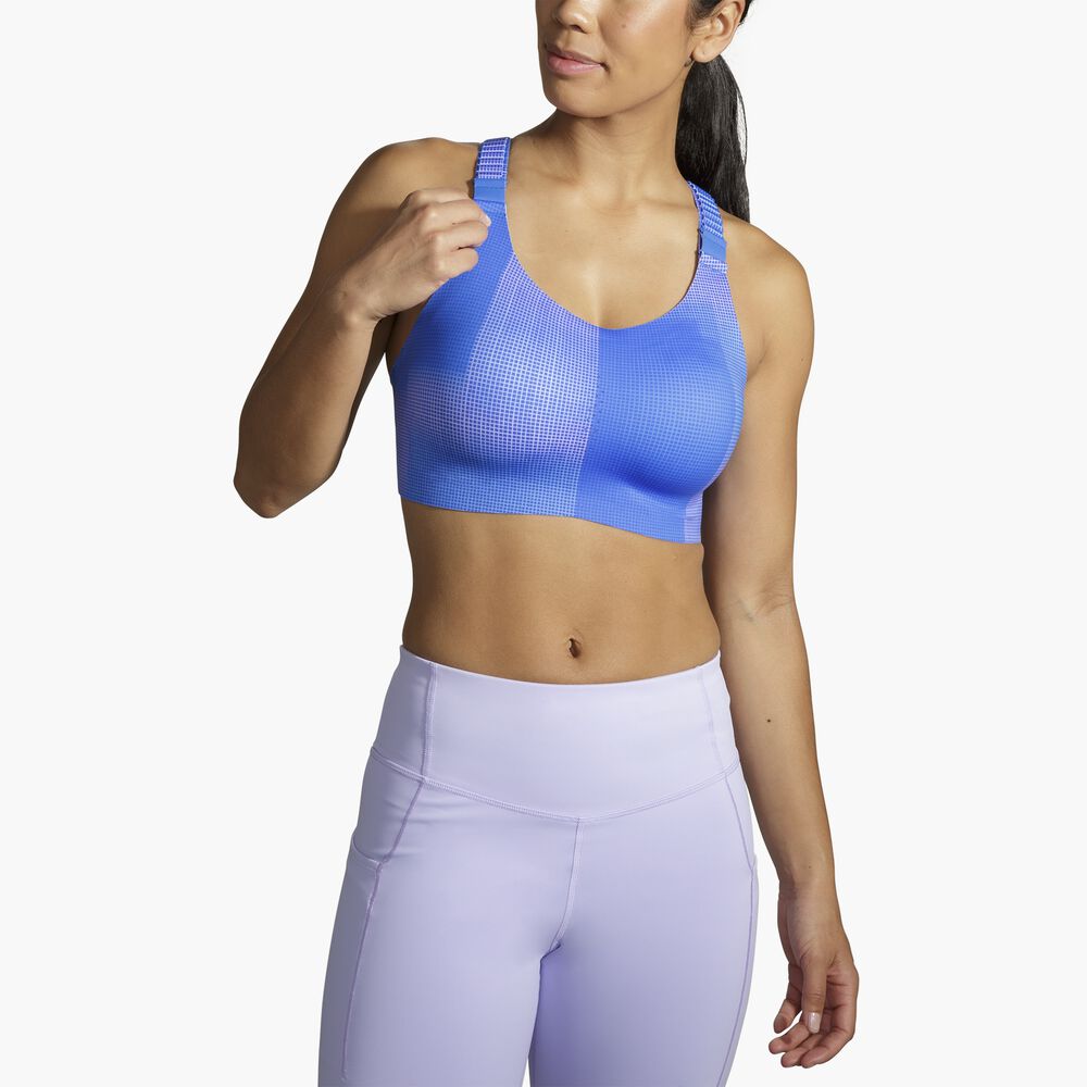 Brooks Racerback 2.0 Sports Bra - Bluetiful Altitude Print