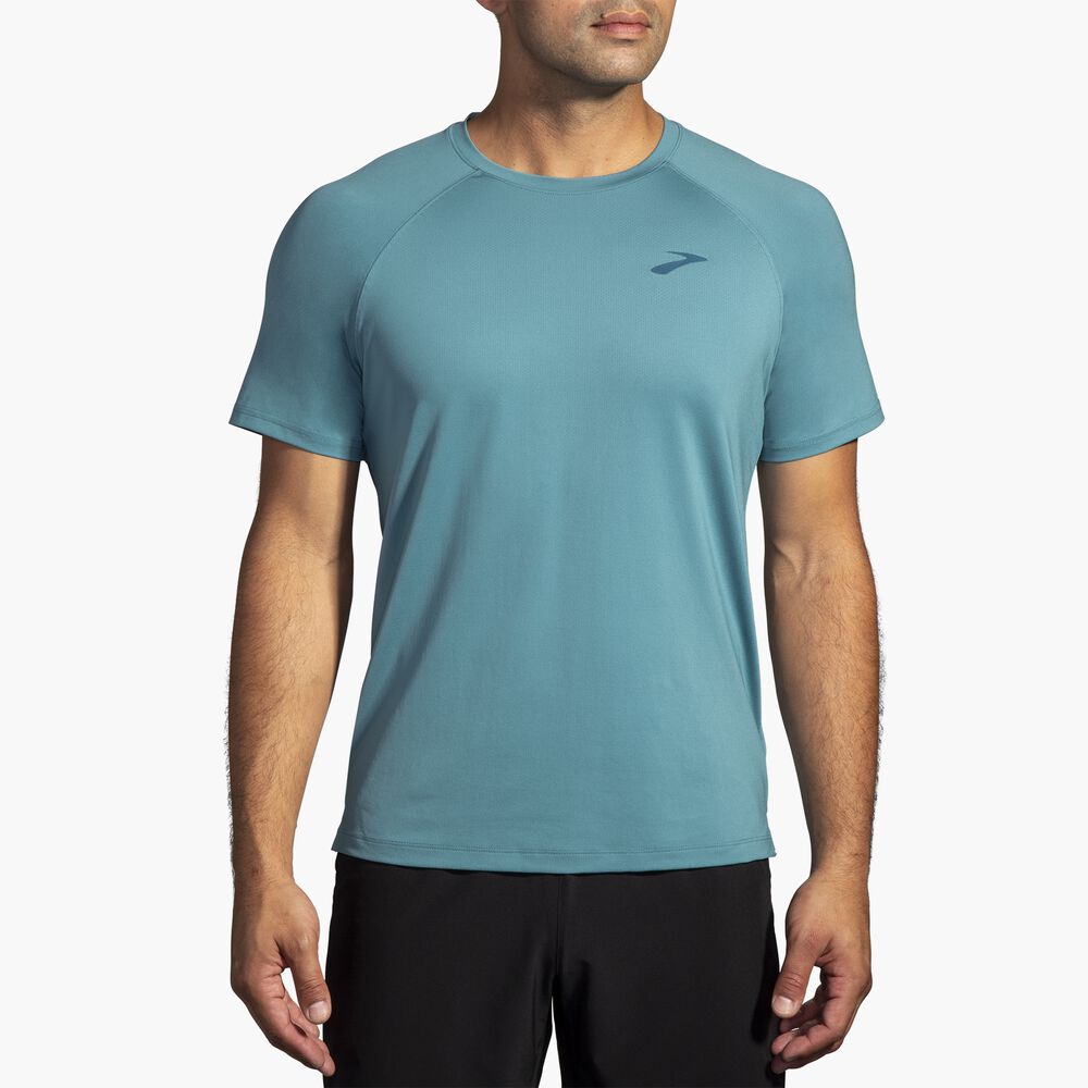 Brooks Atmosphere Short Sleeve 2.0 - Sturmblau