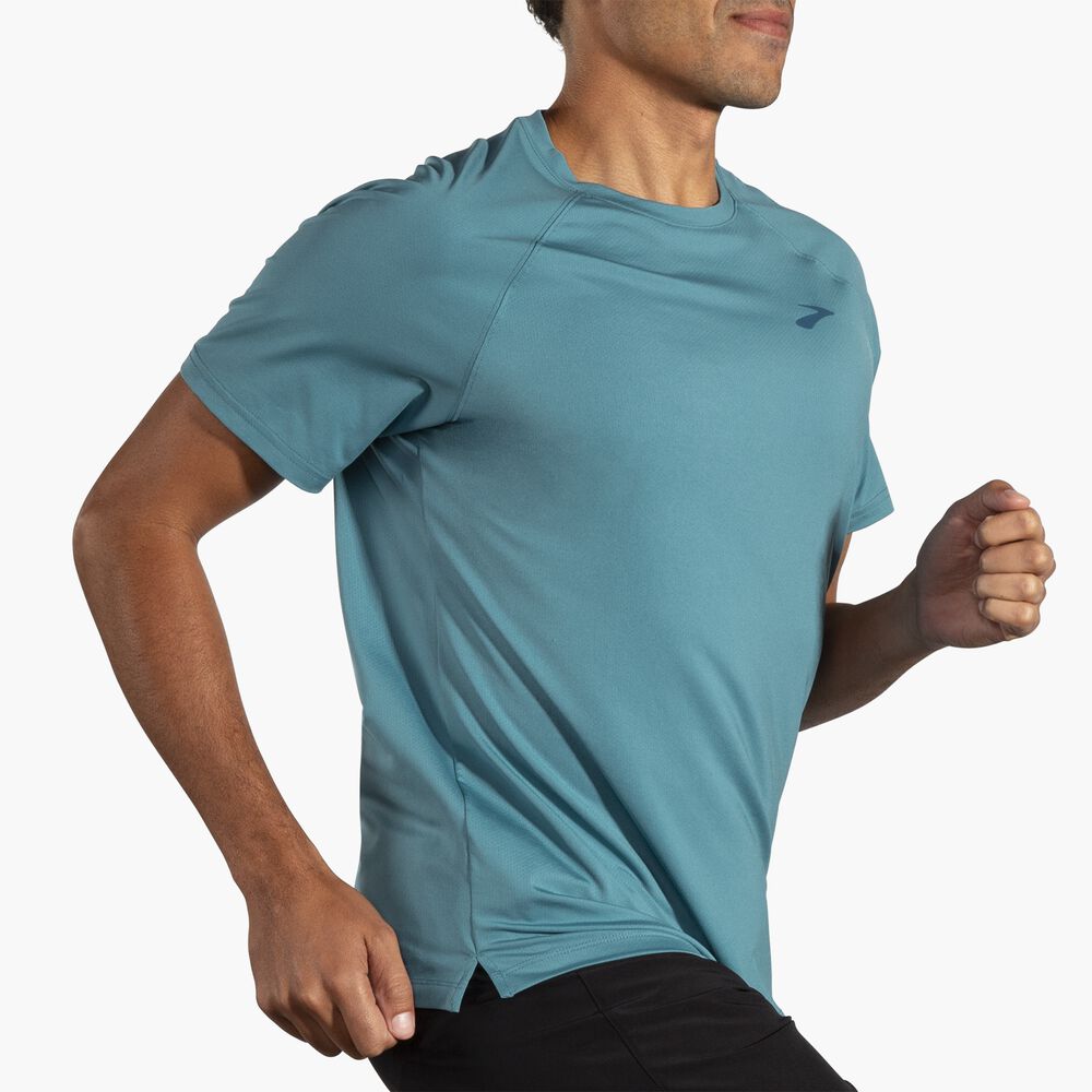 Brooks Atmosphere Short Sleeve 2.0 - Sturmblau