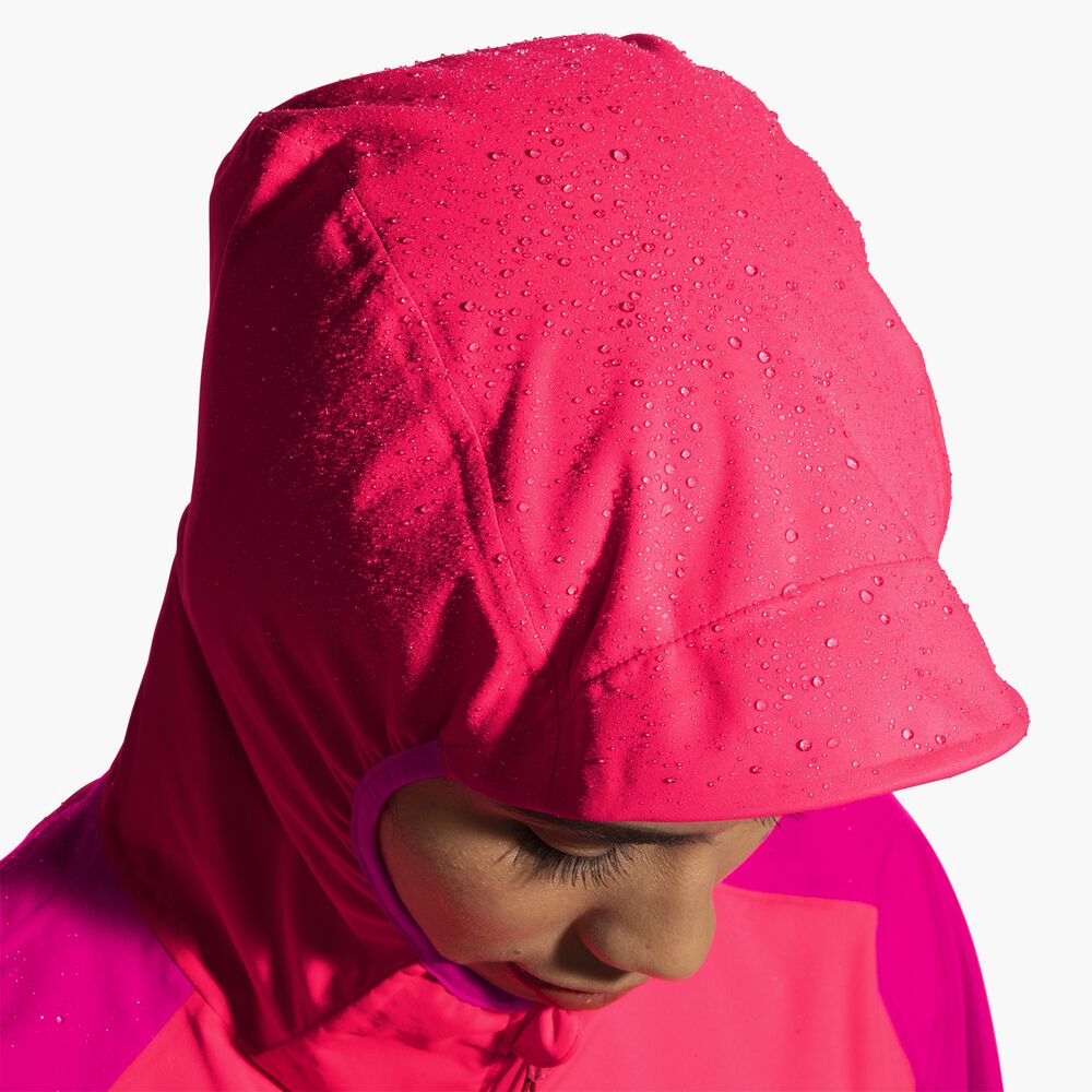 Brooks High Point Waterproof Jacket - Hyper Pink/Fuchsia