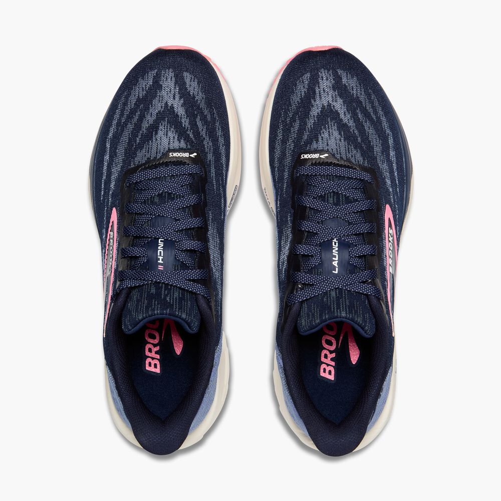 Brooks Launch 11 - Peacoat/Blau/Pfirsich