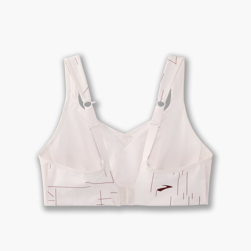 Brooks Convertible Sports Bra - Rosenwasser-Geoprint