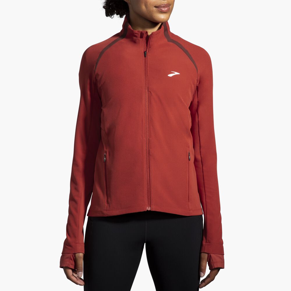 Brooks Fusion Hybrid Jacket - Kupfer/Laufrosine
