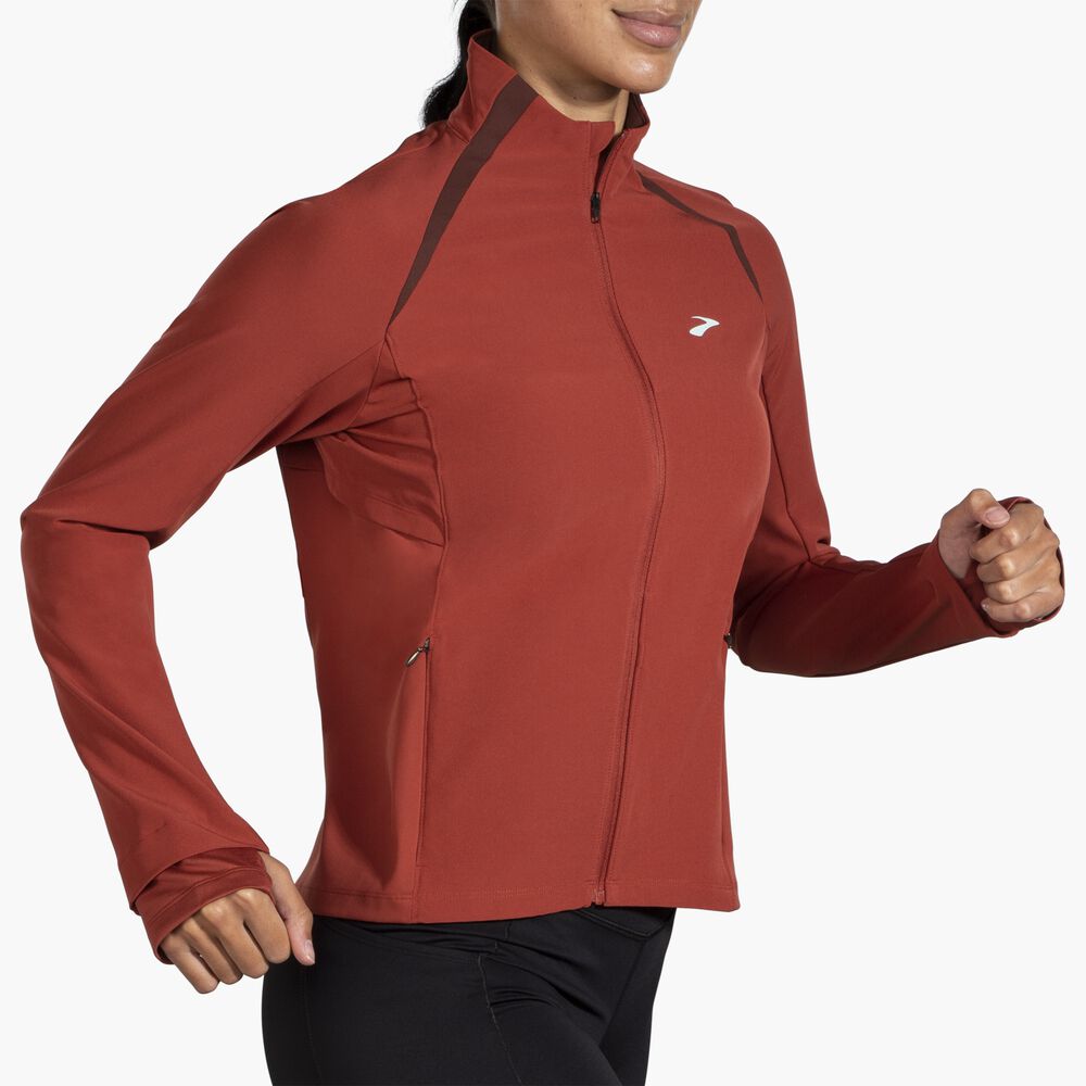 Brooks Fusion Hybrid Jacket - Kupfer/Laufrosine